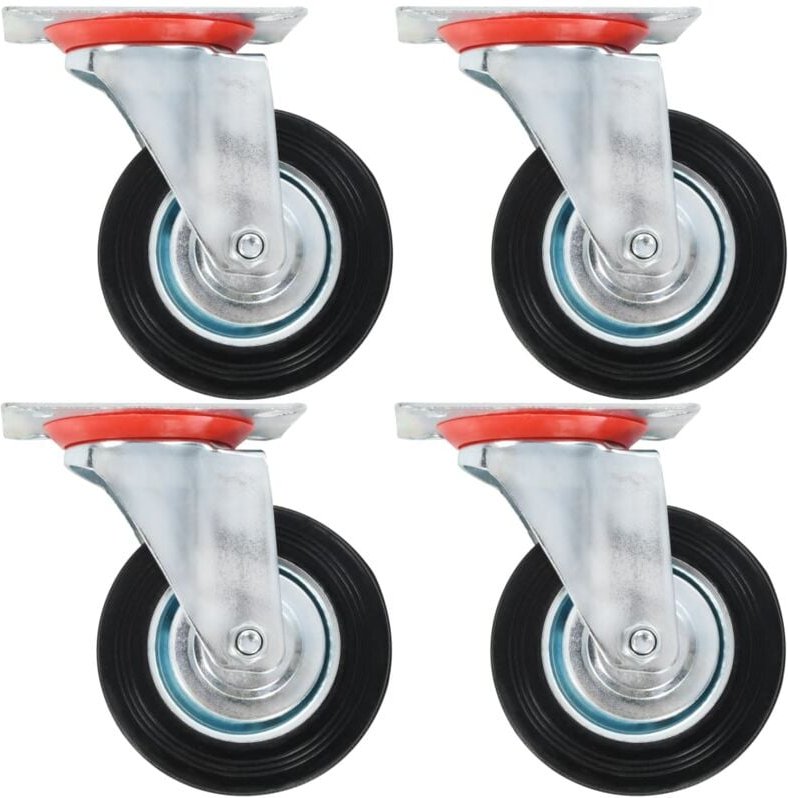 Lenkrollen 4 Stk. 100 mm Vidaxl