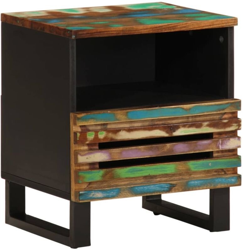 Thumbnail - Nachttisch 40x34x46 cm Altholz Massiv vidaXL800285