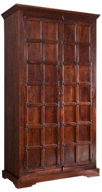 Wohnschrank Akazie 115x60x210 nougat lackiert oxford 422