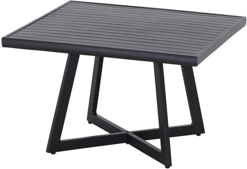 Siena Garden - Alexis Tisch, 70x70x45cm Gestell aus Aluminium in matt anthrazit, Tischplatte aus Aluminium in matt anthr...