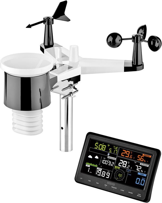 Eurochron EFWS 2900 Funk-Wetterstation Vorhersage für 12 bis 24 Stunden