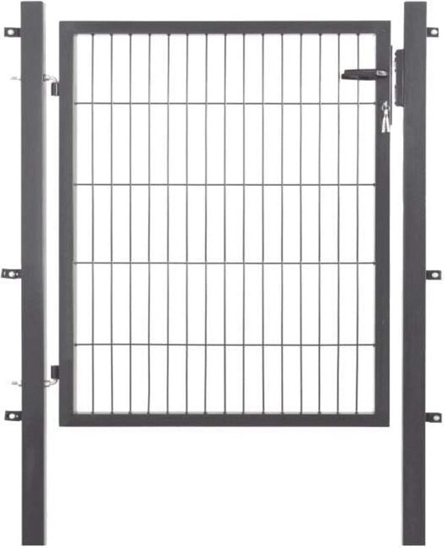 Weitere - Einzeltor Stabgitter Comfort 100 x 100 cm inkl. Pfosten Fußgängertor
