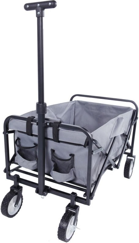 Mojawo - faltbarer Bollerwagen Grau-MYW54259
