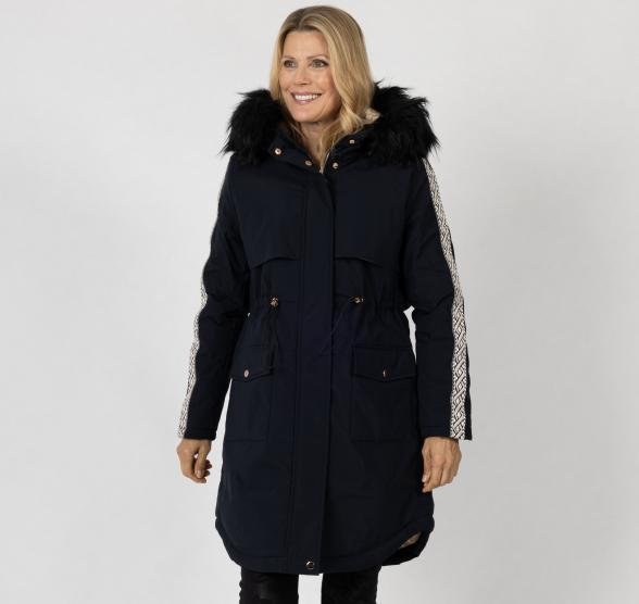 FASHION NEWS Longjacke, schwarz