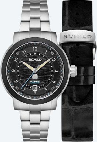 SCHILD Herrenuhr "Heinrich Automatic'" schwarz