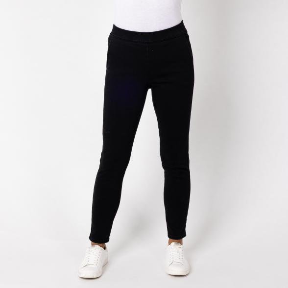 Perfectly JU Jeans Thermo schwarz