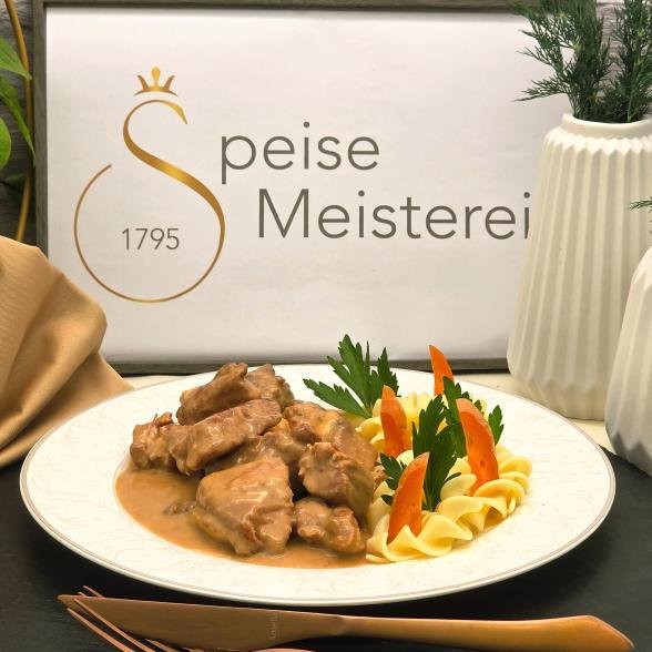 Gulasch in Rahmsosse