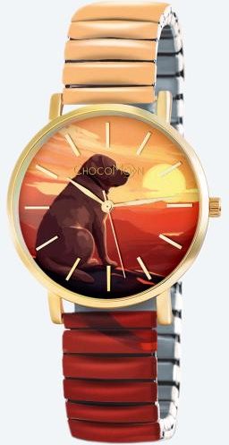 ChocoMoon Damenuhr "Sunset Puppy" Quarz