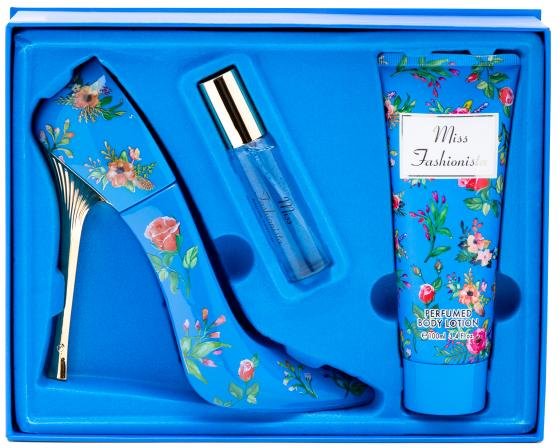 Tiverton Geschenkset Miss Fashionista Blue 3tlg.