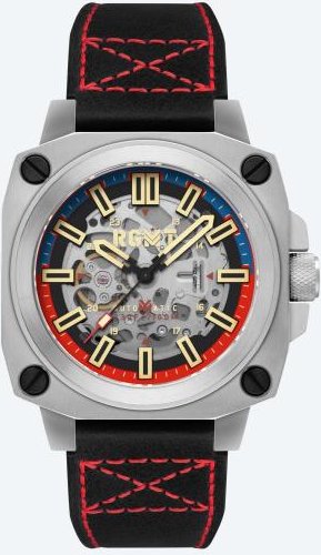 RGMT Automatikuhr "Altimeter" schwarz-rot-blau