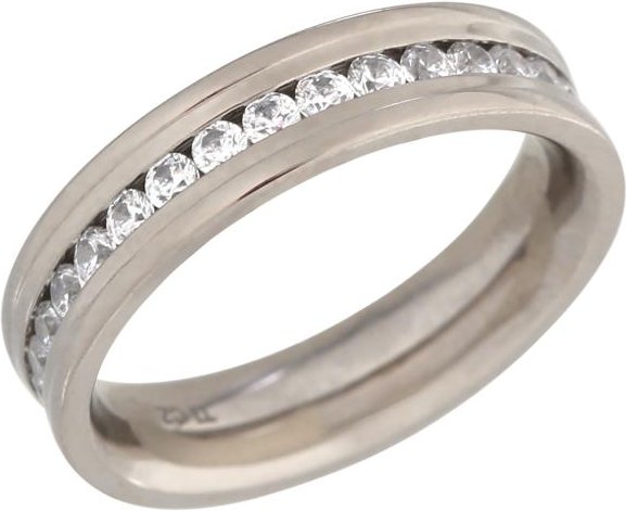 Ring Titan mit Zirkonia