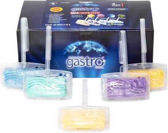 gastro Megabox WC-Steine 20 Stück, 4 Düfte