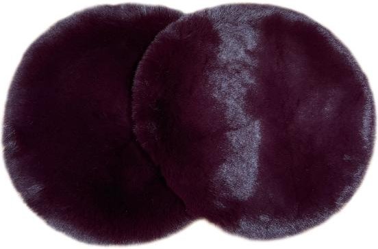 Stuhlfellset Deluxe 2tlg. 38cm bordeaux