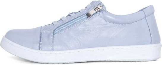 Andrea Conti Damen Lederslipper pastellblau