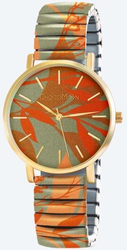 ChocoMoon Damenuhr "Rusty Leaves"