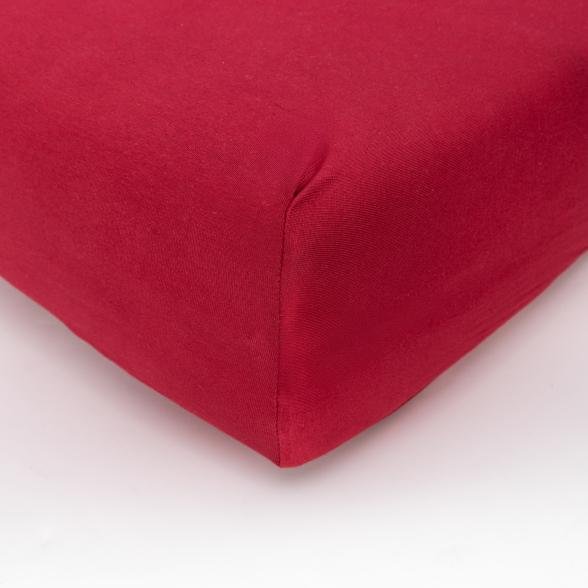 Jersey Spannbettlaken 100x200cm bordeaux