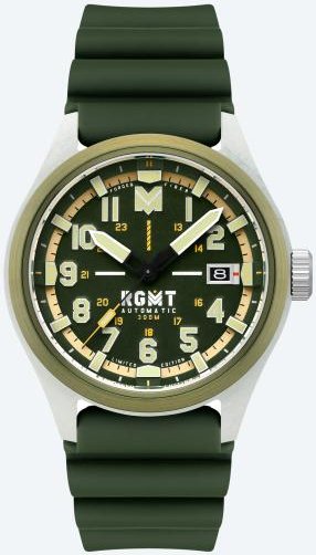 RGMT Carbon-Automatikuhr "Defender" grün