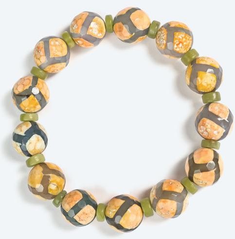 Armband Feuerachat, Jaspis