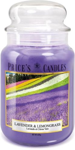 Price's Duftkerze Lavender Lemongrass 630gr