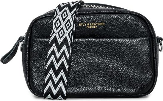 Lederhandtasche schwarz