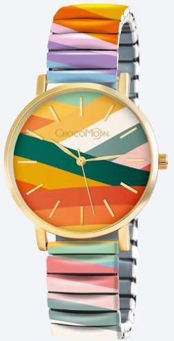 ChocoMoon Damenuhr "Sloping Stripes"