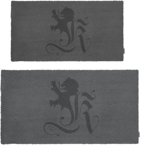 OTTO KERN Badteppich, 2er-Set grau mit OK-Logo, HT