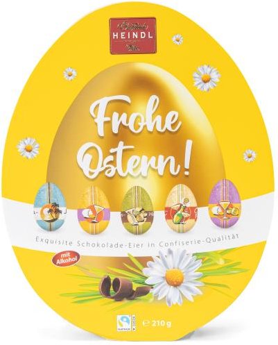 Osterei-Formpackung mit Alkohol