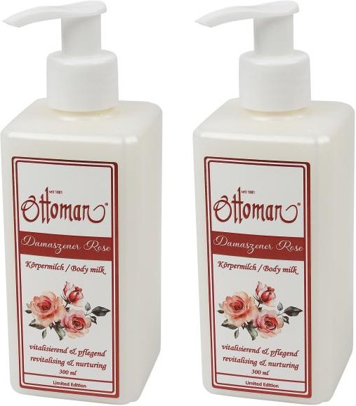 Ottoman Damaszener Rose Körpermilch 2x300ml