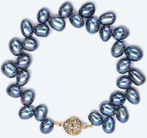 Armband Süßwasserzuchtperlen Magnetverschluß