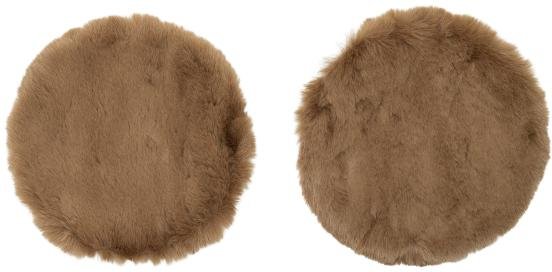 Stuhlfellset Deluxe 2tlg. 38cm hellbraun