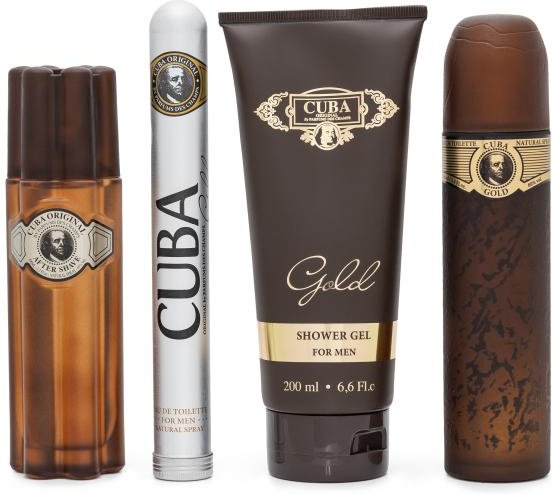 CUBA MUST HAVE MEN GOLD Geschenkset 4-teilig