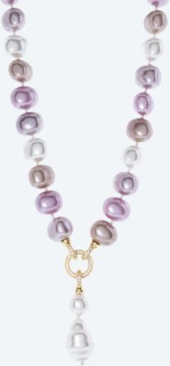 Christian Materne Collier Muschelkernperle