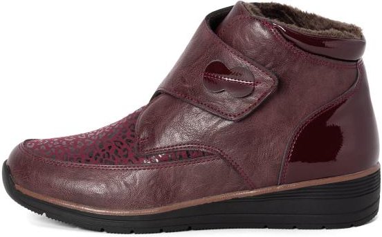 TOPWAY COMFORT Damenstiefeletten burgundy