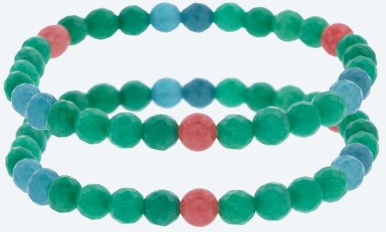 SET 2x Armbänder Quarz