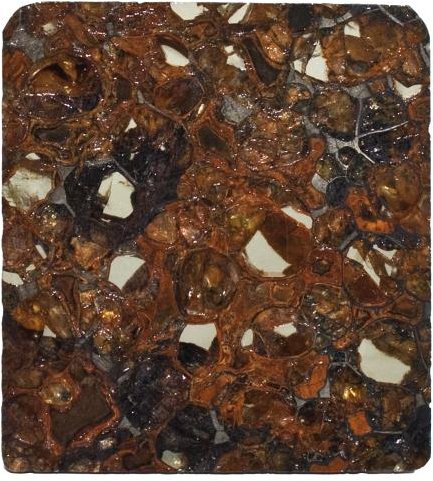 Jepara Meteorit Scheibe ca. 5 x 5 cm