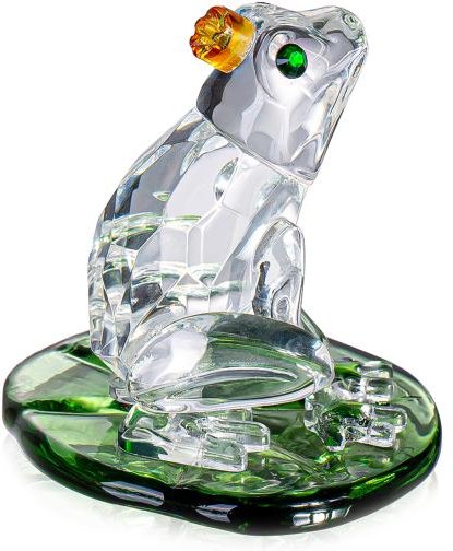 Crystal Dreams Froschkönig auf Blatt