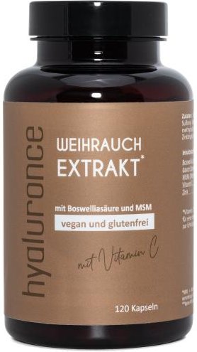 hyaluronce Weihrauch MSM 120 Kapseln