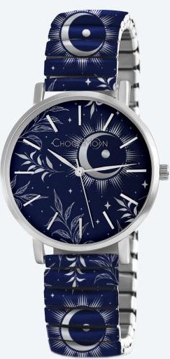ChocoMoon Damenuhr "Eclypse Silver" Quarz