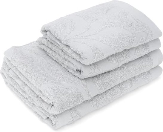 OTTO KERN Frottier-Set, 4tlg. grau Rankenmuster HT