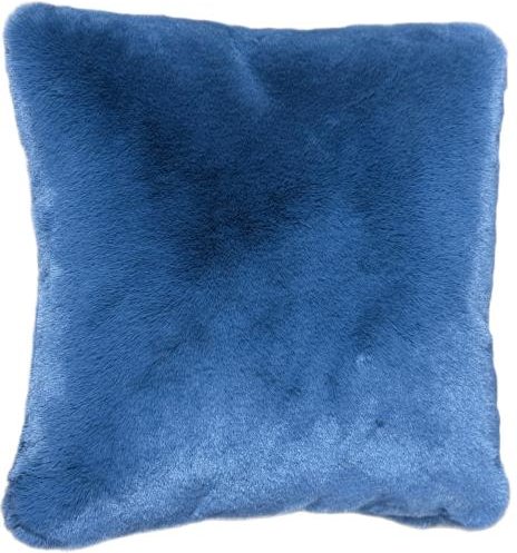 Fellkissen Deluxe 45x45cm blau
