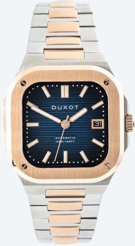 DUXOT Automatikuhr "Quadrata" bicolor