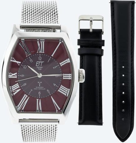 ETT Funk-Solar Herrenuhr, inkl. Ersatzlederband