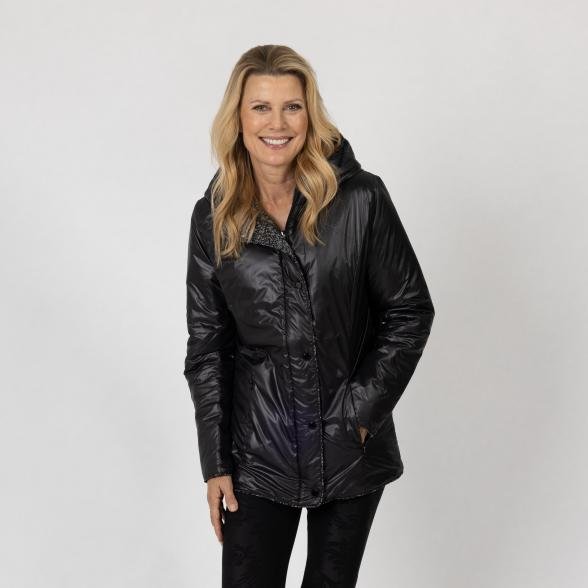 FASHION NEWS Wende-Jacke, schwarz