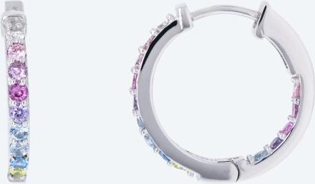 Creolen 925 Sterling Silber Zirkonia