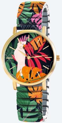ChocoMoon Damenuhr "Rainforest Parrot"