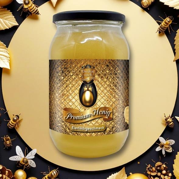 Edler Honig mit Eierlikörgeschmack, XXL