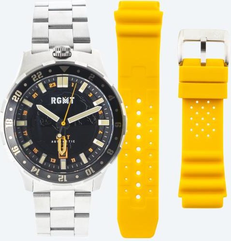 RGMT Automatikuhr "Globemaster" schwarz