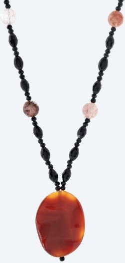 Collier Karneol, Achat Magnetverschluß