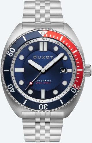 DUXOT Automatikuhr "Tortuga" blau