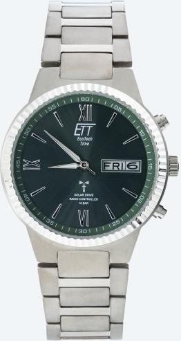 ETT Funk-Solar-Herrenuhr "Titanium Day Date"